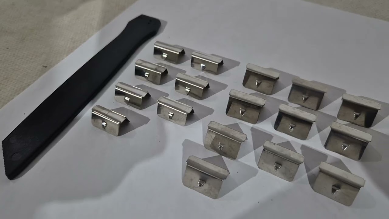 Комплект креплений для вставных ветровиков Video 1