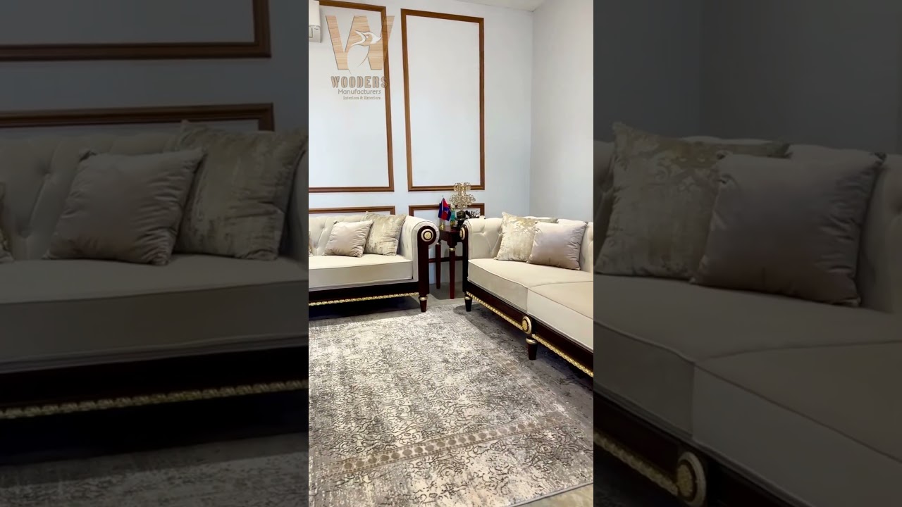 Handmade Premium Sofa Set | Royal Luxury by Wooders manufacturers| Handcrafted Furniture #Shorts