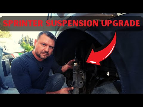 DIY Sprinter Van Suspension Upgrade | 3500 shocks on a 2500 Sprinter