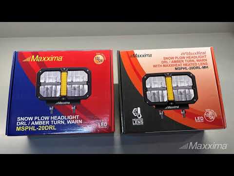 Maxxima Snow Plow Headlight, Turn Signal, DRL, Parking Lamp and Flashing Warning Light
