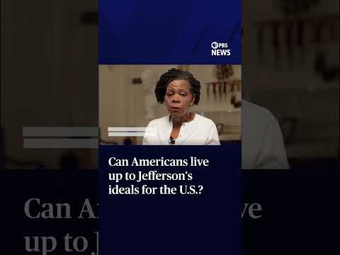 Can Americans live up to Jefferson's ideals for the U.S.?