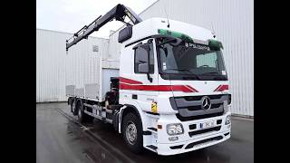 Mercedes-Benz Actros 2544 Hiab 211Ep_3 flatbed truck | Image 4 - Autoline