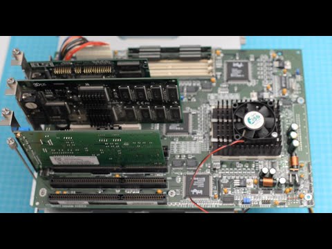 QDI P6I440FX Commander and Pentium Pro 200 - Unboxing and assembly