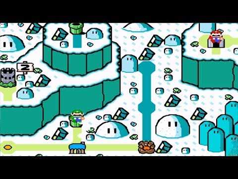New Super Mario World: The Best Mario Christmas - WORLD 4: Ice Cueva Part 1