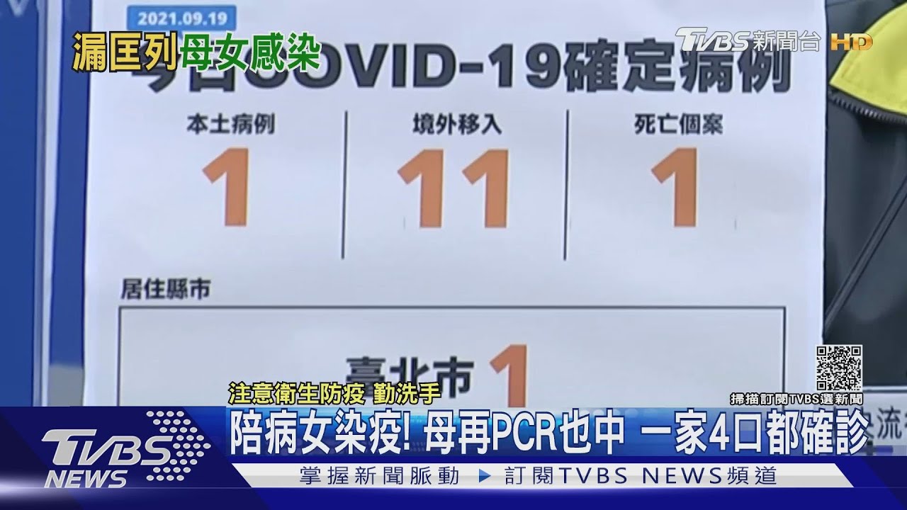 「4度採檢才陽性」!陪病女染疫 母再PCR也中一家4口都確診