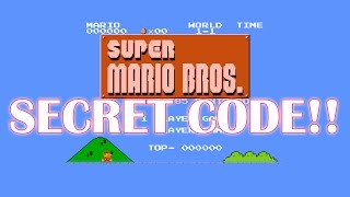 SUPER MARIO BROS ACTUALLY HAS A SECRET CODE!