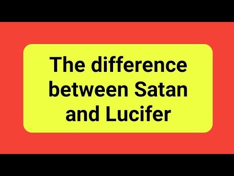 The difference between Satan(Saturn) and Lucifer(Venus)