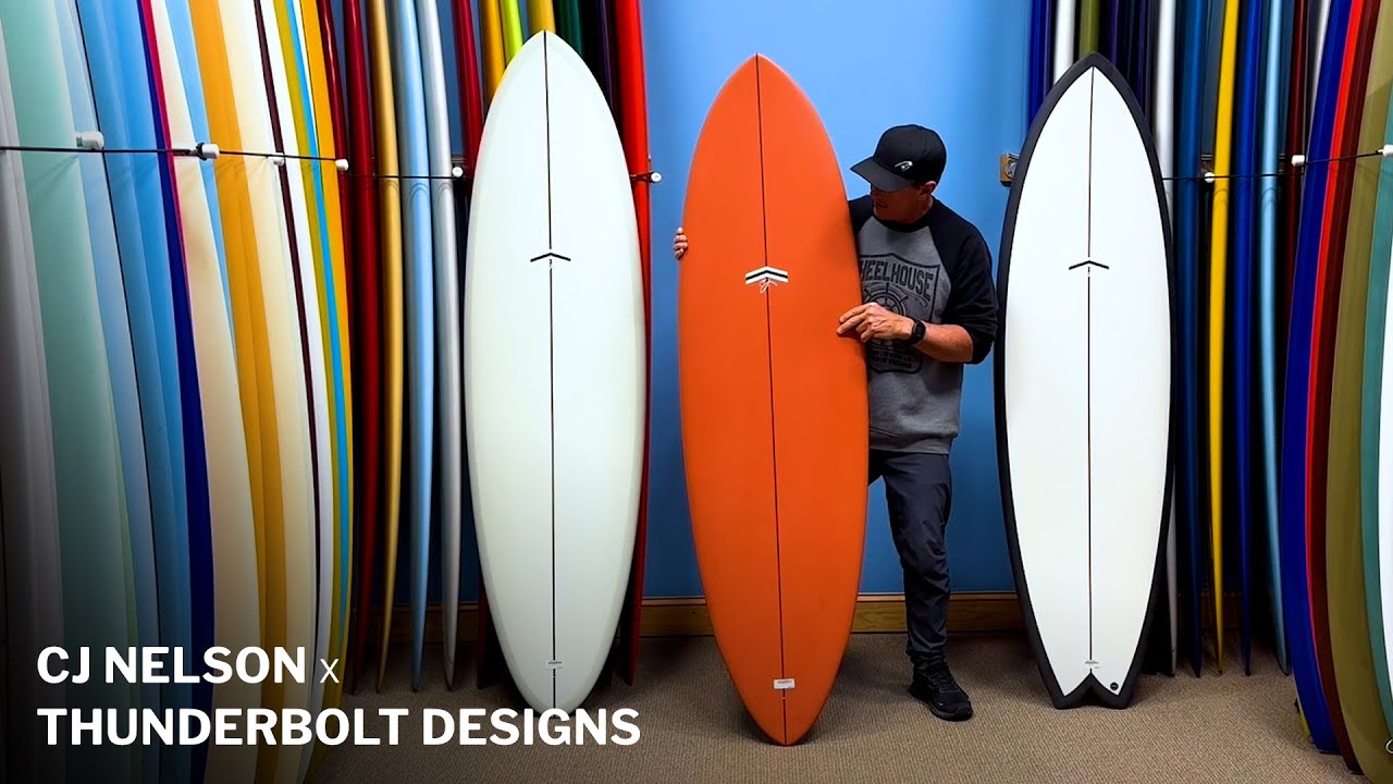 CJ Nelson Outlier X Thunderbolt Red 6'9