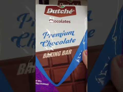 DUTCHE PREMIUM CHOCOLATE BAKING BAR #shorts #trending #satisfying #asmr #viralshorts