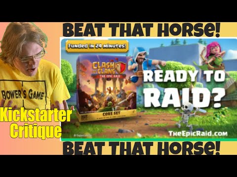 Clash of Clans: The Epic Raid - Play to earn goes Boardgame -Kickstarter Critique Review