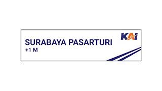Download lagu Announcement tiba Tujuan Akhir Stasiun Surabaya Pasarturi   Lagu Surabaya Oh Surabaya mp3