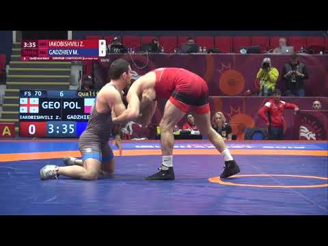 Qual. FS - 70 kg: Z. IAKOBISHVILI (GEO) v. M. GADZHIEV (POL)