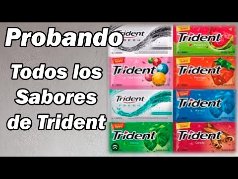 Probando todos los Sabores de Chicle Trident