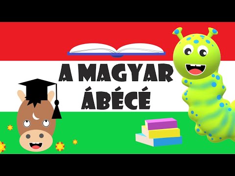 Magyar ÁBÉCÉ nagybetűs változat (betűk-hívóképek-szavak) - Hungarian alphabet
