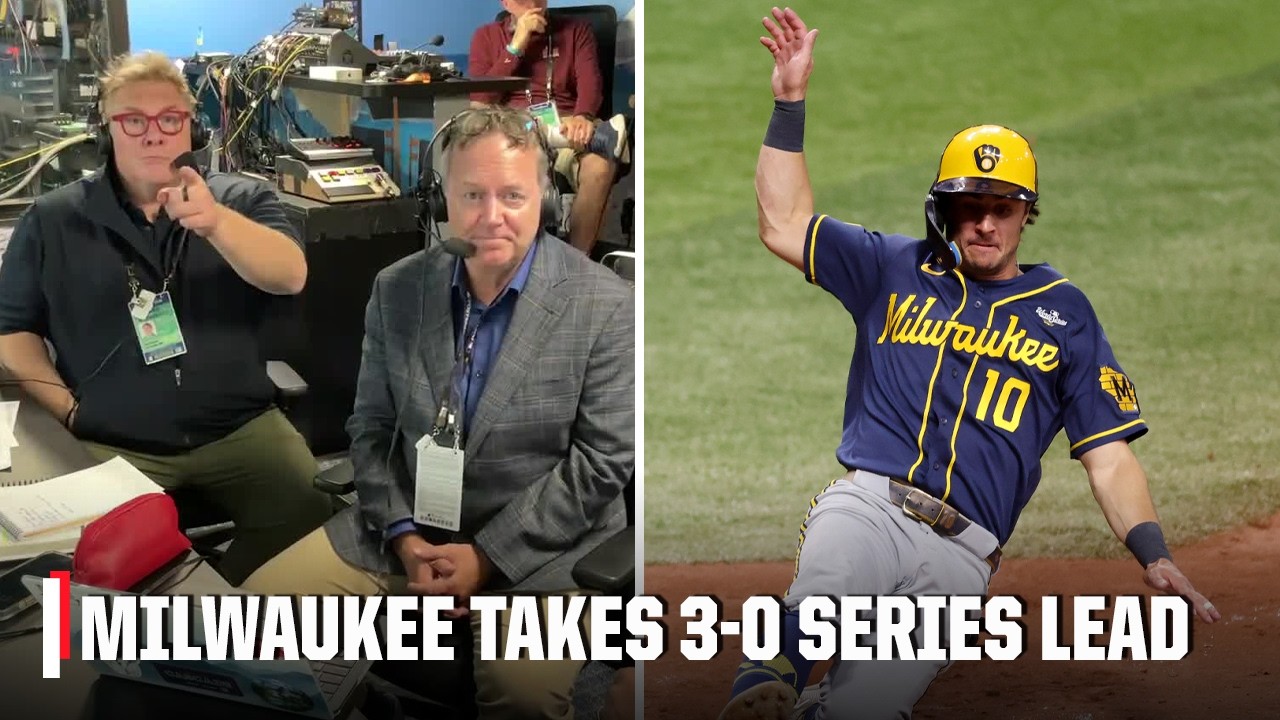 World Series Game 3 Reaction ⚾ Brewers blow out Rays to close in on sweep | ESPN MLB
