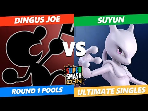 SSC 2019 SSBU - NVR Dingus Joe (Game & Watch) VS  Suyun (Mewtwo) Smash Ultimate Round 1 Pools