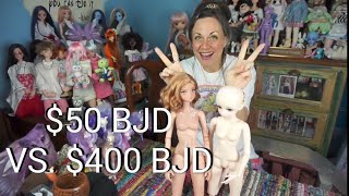 $50 EVA BJD Opening and Comparison with $400 Smartdoll