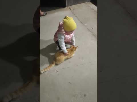 Albina and cat 2 .May 18, 2023