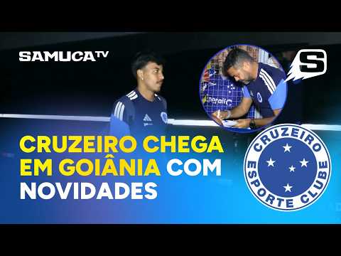 CRUZEIRO CHEGA A GOIÂNIA PARA ENFRENTAR O GOIÁS PELA COPA DO BRASIL; VEJA IMAGENS