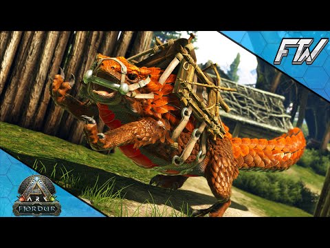 Defending Our New Base Location!!! - Ark Fjordur [DLC E5]