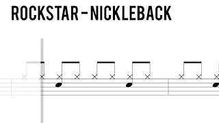 How to play - Rockstar - Nickleback - BEGINNER 🥁