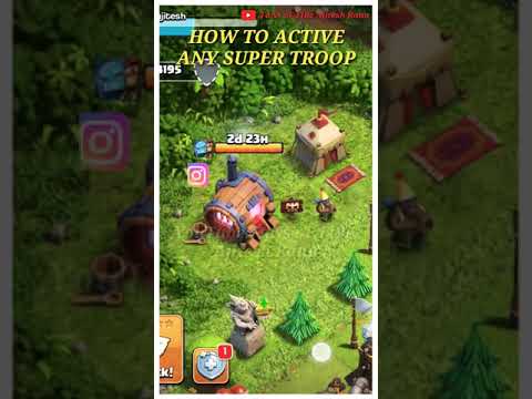 How to Active any Super troops in coc | Super troops | coc | FaNs oF FiRe Ajitesh Rana |