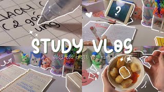 STUDY VLOG 🌖|| Buổi Chiều Tối Học Bài Với Mình | Samoon