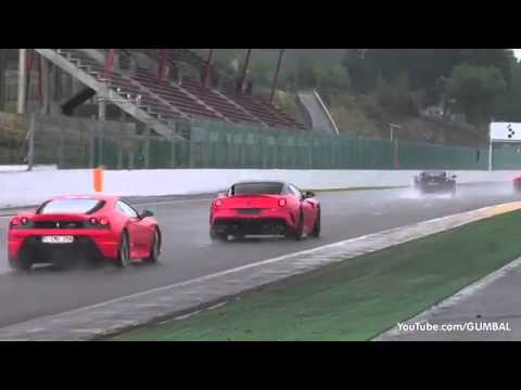 Ferrari 599 GTO   Accelerating on the Track!