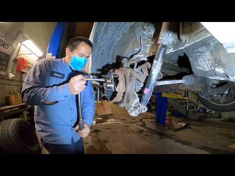 2006 TOYOTA SIENNA Rear Hub Bearing Replacement (MOOG bearing from International AutoPart )