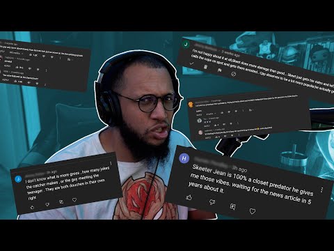 REACTING TO MEAN COMMENTS ON MY PREDATOR CATCH VIDEOS!