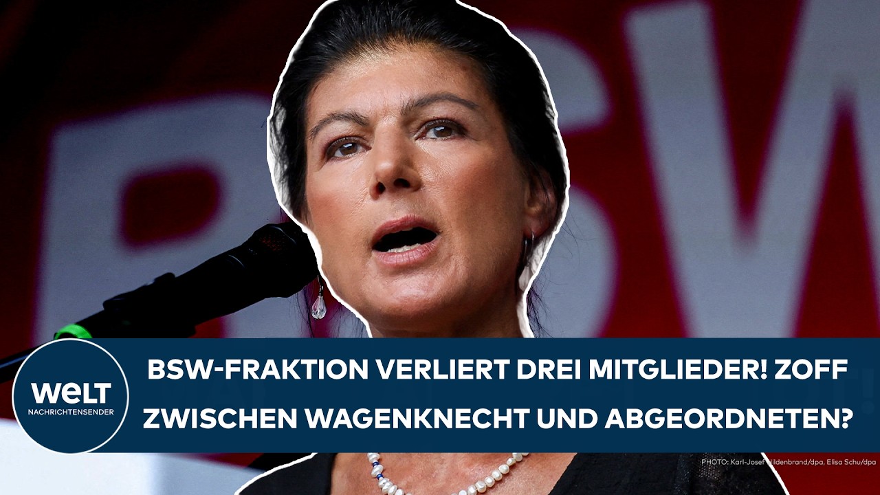 THÜRINGEN: Zoff zwischen Wagenknecht und ihren  Parteimitgliedern? BSW verliert drei Abgeordnete