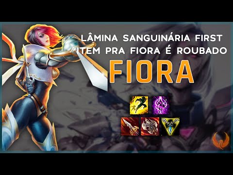 LÂMINA SANGUINÁRIA FIRST ITEM PRA FIORA É A COISA MAIS FORTE DO PATCH *CURA OP* - FIORA TOP GAMEPLAY