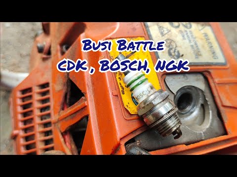 Busi battle : CDK, BOSCH dan NGK, mana yang terbaik buat chainsaw ini