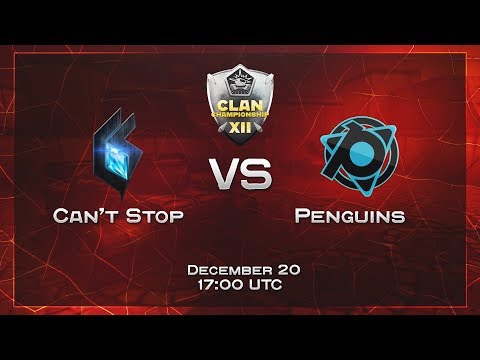 Can't Stop vs Penguins | Clan Championship XII | Group Stage 2 | Tanki Online