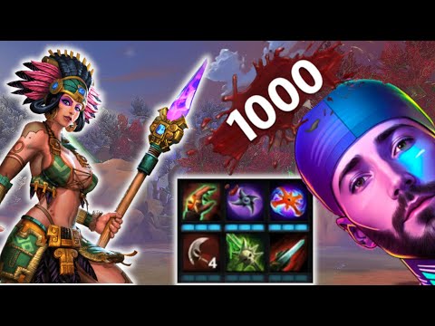 100% CRIT CHANCE AWILIS SMACKS CHRIS WITH 1K CRITS! - Season 9 Masters Ranked 1v1 Duel - SMITE