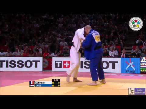 Judo 2014 Grand Slam Paris: Clement (FRA) - Grol (NED) [-100kg] bronze