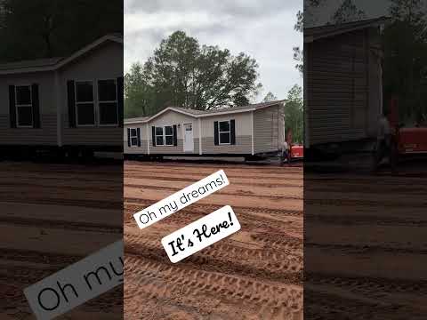 Our new Manufactured Home is HERE!