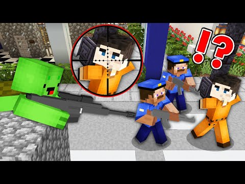 Mikey & JJ Became Secret Agents in Minecraft Challenge - Maizen