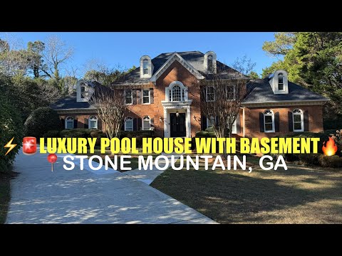 🔥💦 Would You Pay $890,000? ⚡️🚨 Luxury Pool Home in Stone Mountain, GA