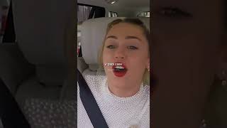 Miley Cyrus Carpool Karaoke - We Can't Stop 🖤