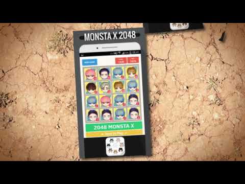 2048 Monsta X KPop Game Video