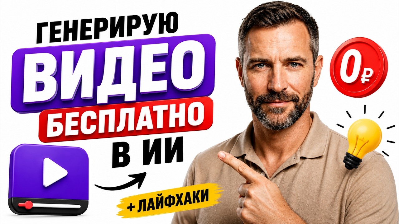 YouTube: Бесплатные генерации видео в ИИ