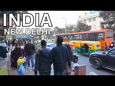 Walking in New Delhi 2026 🇮🇳 - India’s Most Populous Megacity (4K Walking Tour)