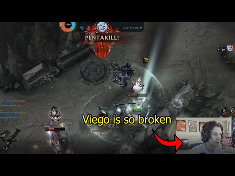 xQc reacts to Viego Penta kill