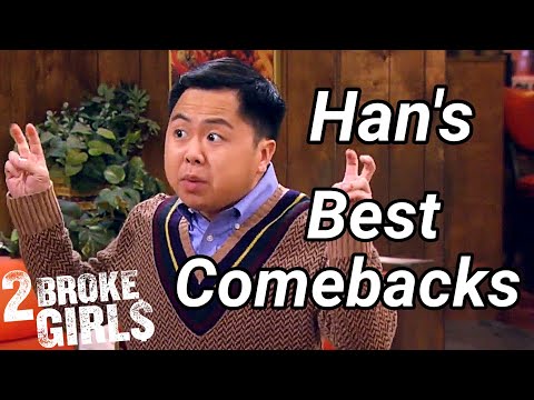 2 Broke Girls| Some of Han's best comebacks!