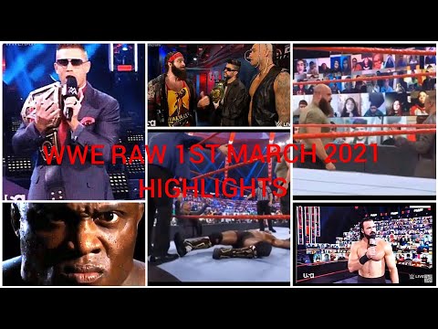 WWE RAW 1st March 2021 FULL SHOW HIGHLIGHTS HD || WWE OFFICIAL
