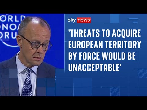 Trump's Greenland U-turn 'right way to go', says German chancellor