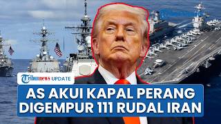 Trump Akui Kapal Induk senilai 18 Miliar Dolar AS Digempur 111 Rudal Iran: Berhasil Ditembak Jatuh