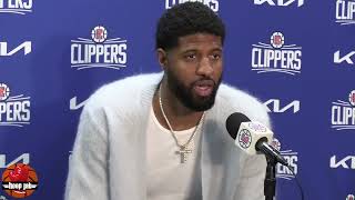 Paul George Reacts To The Clippers 121-107 Loss To The Sixers. HoopJab NBA