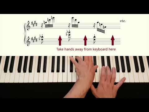 Practicing Ravel Jeux d'eau